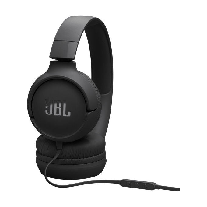 JBL JBLT520CBLK Tune 520C Cuffie On-Ear Cablate USB-C Driver 32 mm Pure Bass Microfono Integrato colore Nero