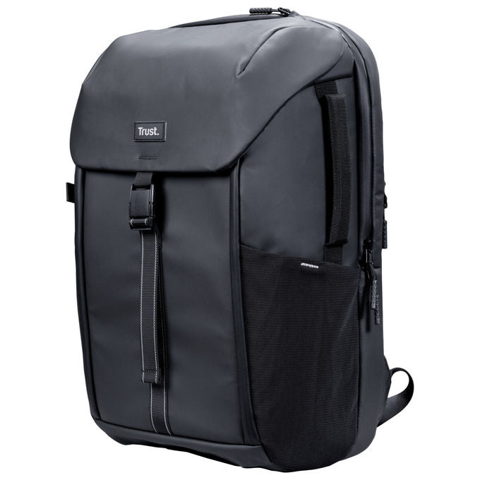 Trust, Borsa per Laptop 17'', Zaino Impermeabile 25L, Grigio