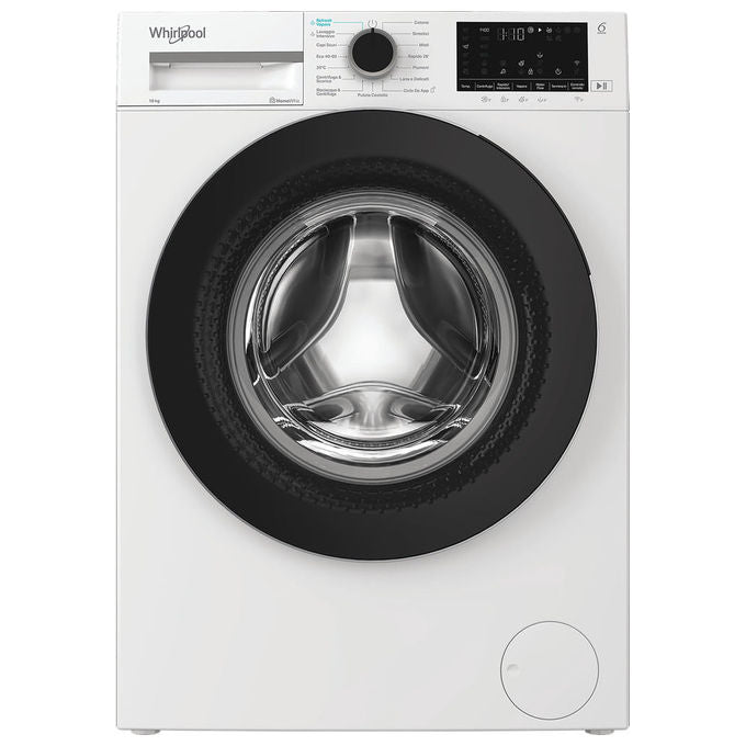 Whirlpool WAM09WBIT Lavatrice Carica Frontale 10 Kg 1400 rpm Classe A Inverter WiFi 6° SENSO (85x60x58 cm) colore Bianco