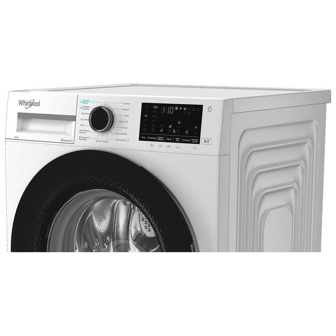 Whirlpool WAM09WBIT Lavatrice Carica Frontale 10 Kg 1400 rpm Classe A Inverter WiFi 6° SENSO (85x60x58 cm) colore Bianco