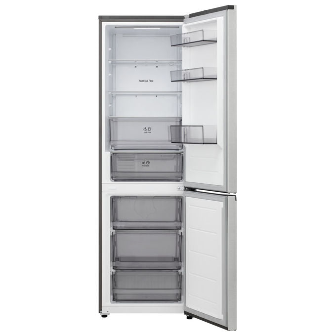 LG GBBSJ10EPY Frigorifero combinato FitandMax 60cm Classe E 333L AI Inverter Prime Silver (186x597x674 cm) colore Argento