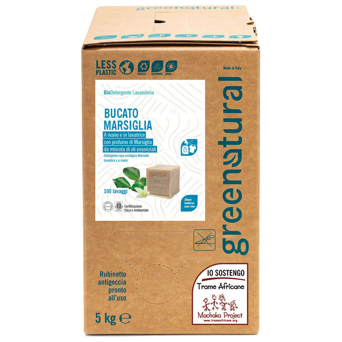 Greenatural, Detersivo Universale per Bucato, 5 kg