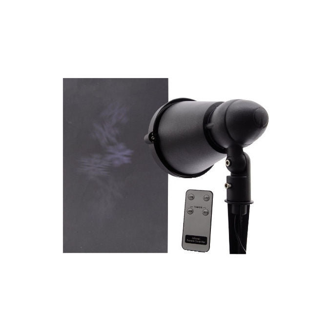 Kon.El.Co., Proiettore LED Fiocchi di Neve, Telecomando, Timer, IP44, Esterno