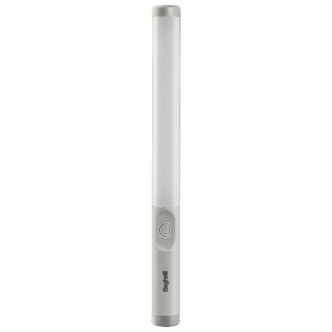 Beghelli, Lampada da Tavolo LED, Grigia, Alluminio, 4000K