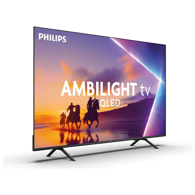 Philips 55PUS8450 Smart TV 55'' QLED 4K UHD Ambilight Titan OS HDR10+ Dolby Atmos Wi-Fi colore Nero
