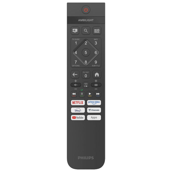 Philips 55PUS8450 Smart TV 55'' QLED 4K UHD Ambilight Titan OS HDR10+ Dolby Atmos Wi-Fi colore Nero