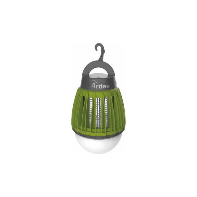 Ardes, Zanzariera Uccidi-Insetti Automatico, Portatile, Ricaricabile, Verde Grigio Bianco