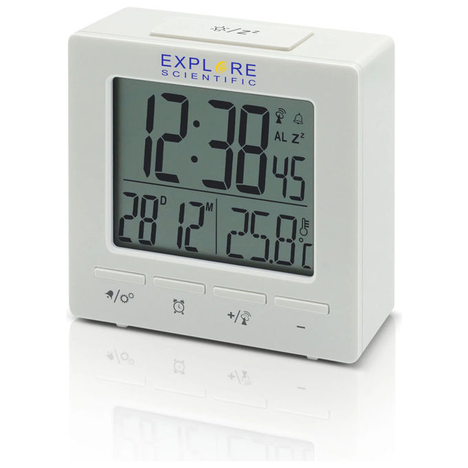 Explore, Orologio Sveglia BCC-1007, Bianco