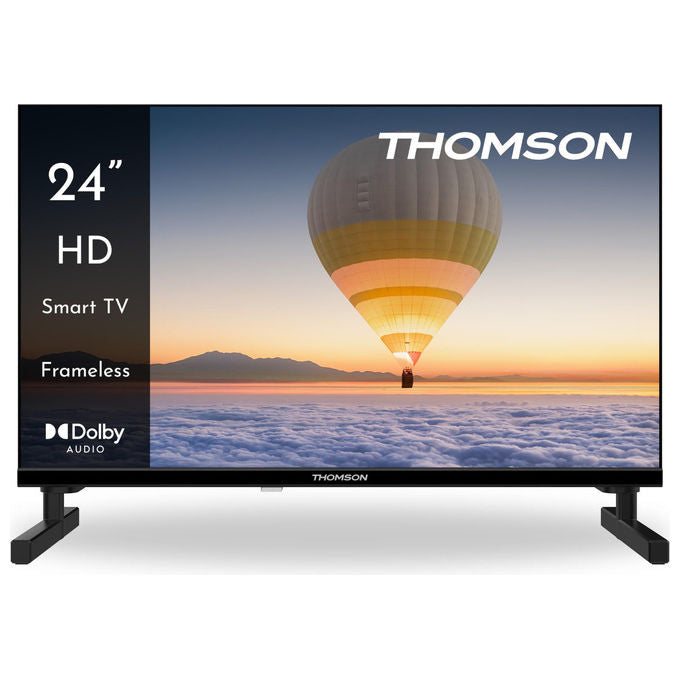 Thomson 24HT2S15 Smart TV LED HD 24'' TiVo Wi-Fi Dual Band Bluetooth 5.0 HDR10 DVB-T2-S2-C colore Nero