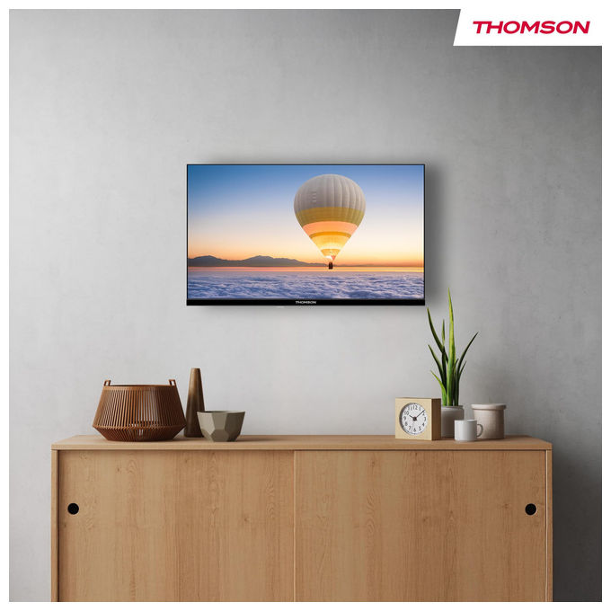 Thomson 24HT2S15 Smart TV LED HD 24'' TiVo Wi-Fi Dual Band Bluetooth 5.0 HDR10 DVB-T2-S2-C colore Nero