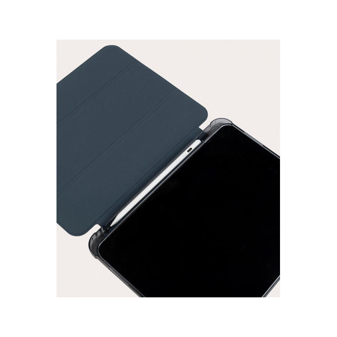 Tucano Satin, Custodia a Libro, Grafite Trasparente per iPad 10.9''