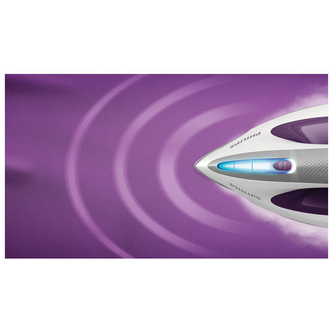 Philips GC9660-30 PerfectCare Elite Plus Ferro da Stiro con Caldaia 2700 W 7,5 bar 520 g-min OptimalTEMP colore Viola Bianco