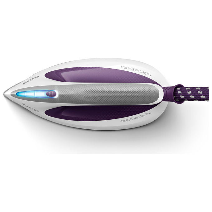 Philips GC9660-30 PerfectCare Elite Plus Ferro da Stiro con Caldaia 2700 W 7,5 bar 520 g-min OptimalTEMP colore Viola Bianco