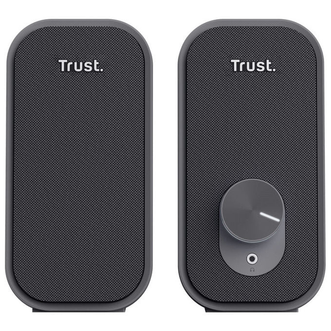 Trust, Altoparlante 2.0, 6W, Nero, Cablato