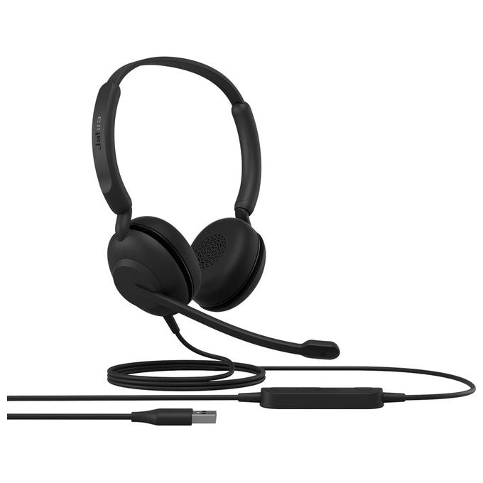 Jabra, Auricolare Cablato Evolve 10, USB Tipo A, Nero, Per Ufficio