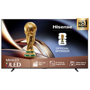 Hisense, TV 4K Ultra HD 100U8Q, Smart TV Wi-Fi, Mini LED ULED, 100 Pollici, Nero Grigio