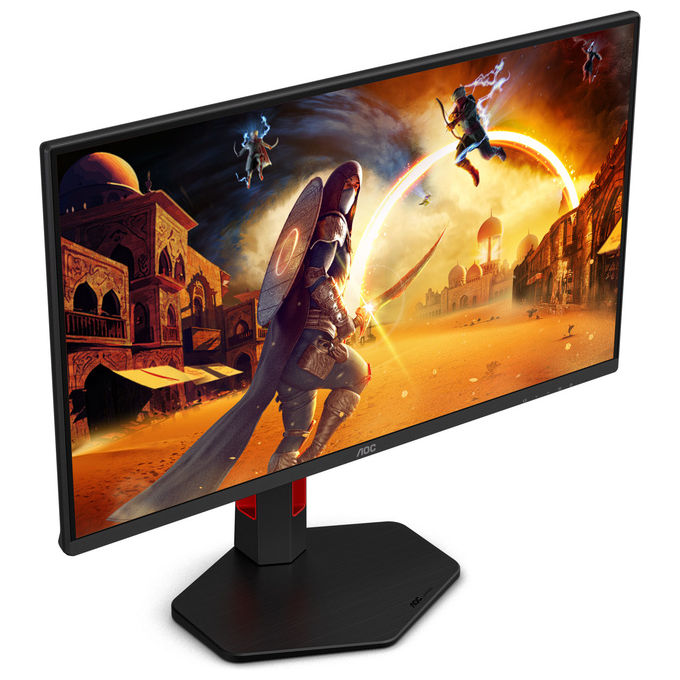 AOC 25G4KUR G4 Monitor Gaming 24.5'' Full HD Fast IPS 420Hz HDR400 G-Sync Hub USB colore Nero Rosso