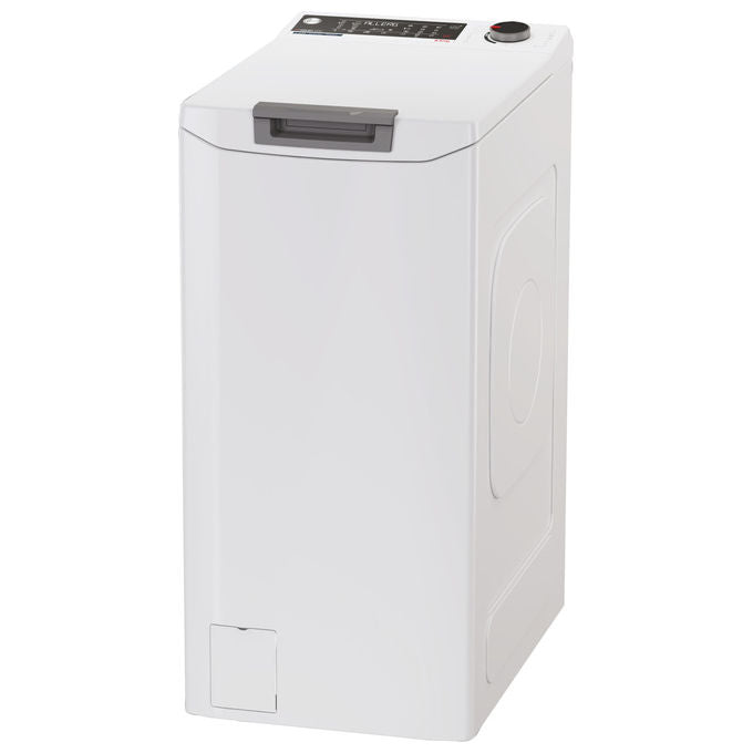 Hoover THOS486TM4-S Lavatrice Carica dall Alto 8 Kg 1400 Giri Classe B AI Weight Sense colore Bianco (86x41x60 cm)
