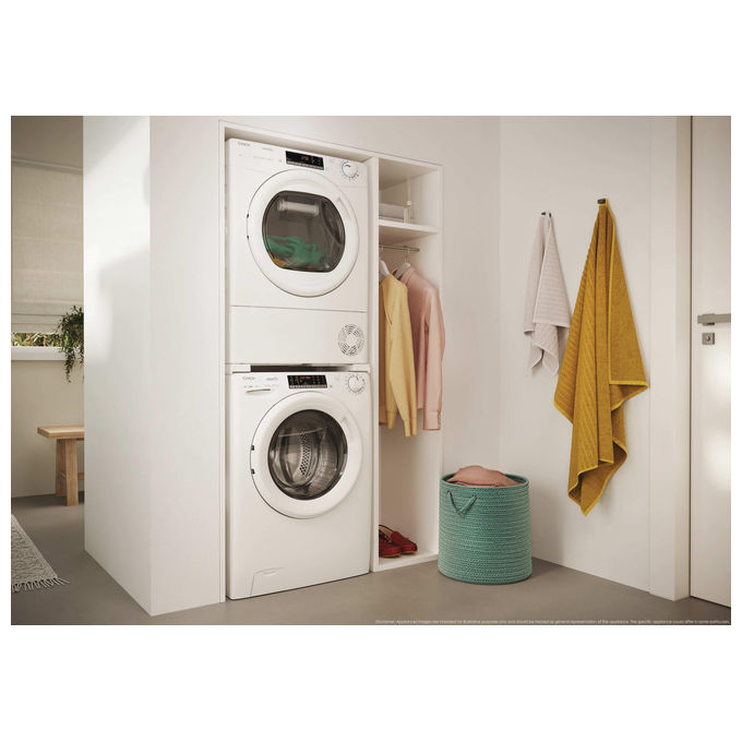 Candy CRO EH10N2TE-S Smart Pro Asciugatrice Pompa di Calore 10 Kg Classe D Wi-Fi 64 dB (85x59.6x58.5 cm) colore Bianco