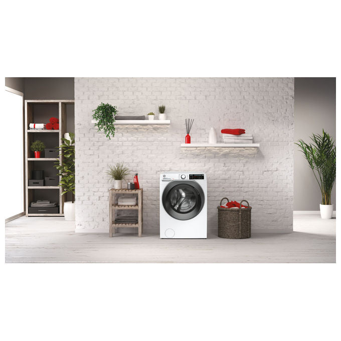 Hoover Lavatrice a Carica Frontale 10 Kg 1400 Giri H-WASH 500 HW 410AMBC7-1-S Bianco