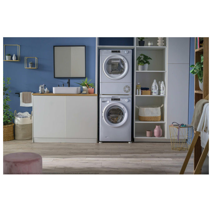 Candy CRO EH8N2TE-S Smart Pro Asciugatrice Pompa di Calore 8 Kg Classe D Wi-Fi 16 Programmi 66 dB (85x59.6x58.5 cm) colore Bianco