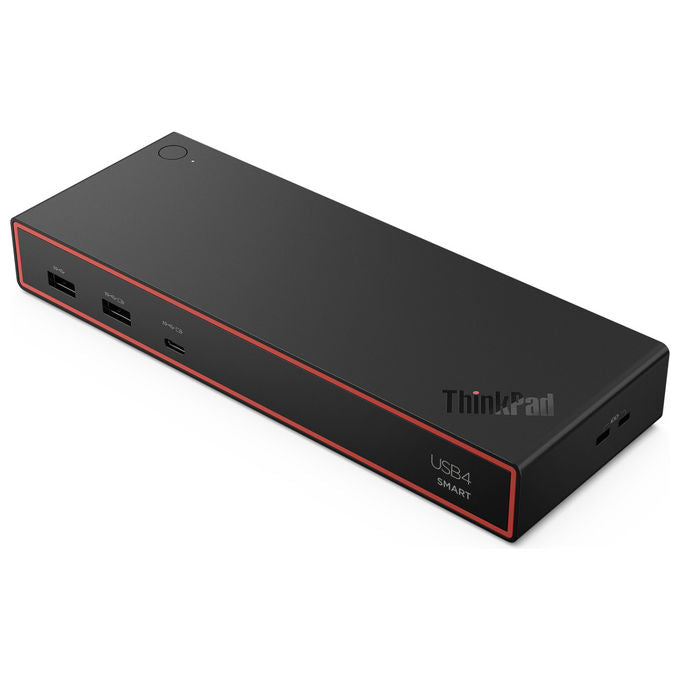 Lenovo, Docking station USB4 ThinkPad Smart Dock 5500, Cablato Nero