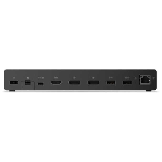 Lenovo, Docking station USB4 ThinkPad Smart Dock 5500, Cablato Nero