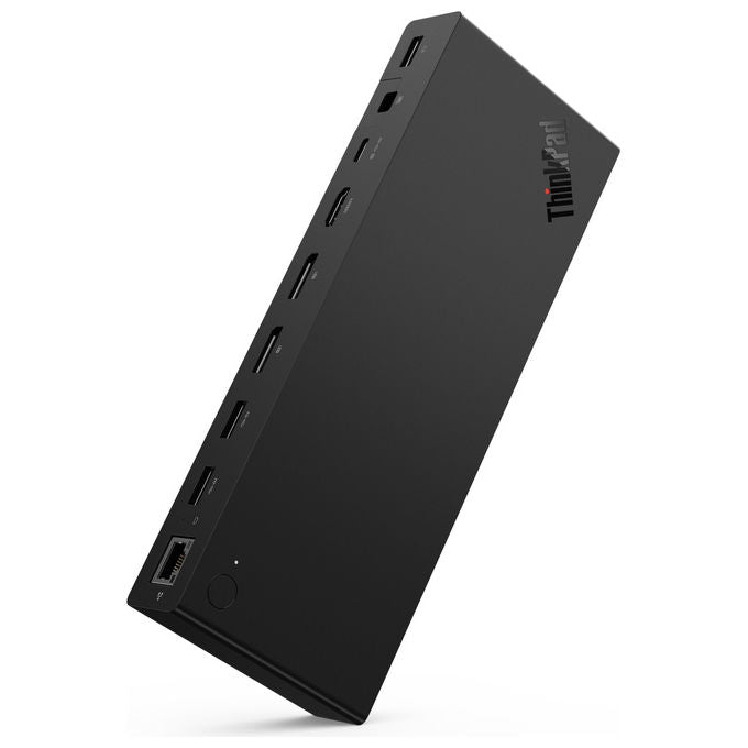 Lenovo, Docking station USB4 ThinkPad Smart Dock 5500, Cablato Nero