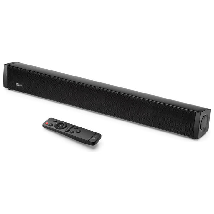 TELE System TS5430W Sonic Soundbar 30W Bluetooth 5.0 HDMI ARC USB AUX 12V per TV e Camper colore Nero