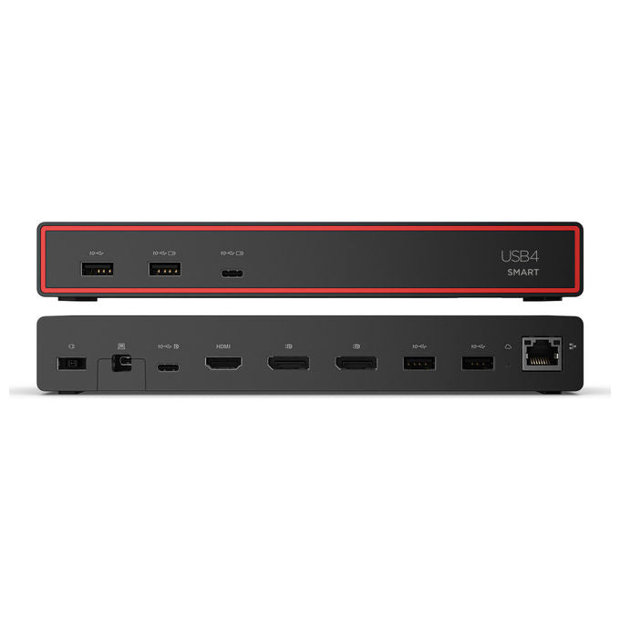 Lenovo, Docking Station USB4 Smart Dock 5500, 135W, Cablato Nero