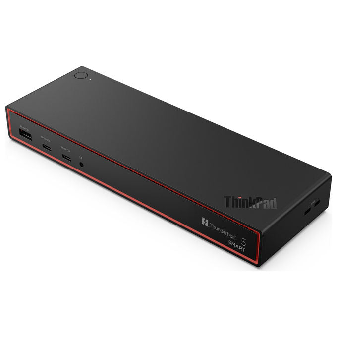 Lenovo, Docking Station Thunderbolt 5 Smart Dock 7500, Cablata, Nero