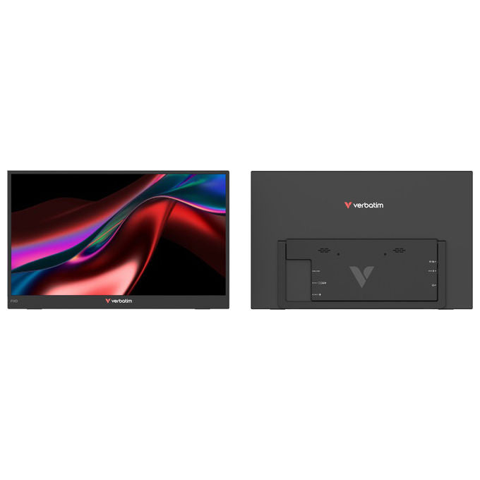 Verbatim 32402 Touch Light Monitor Portatile 15.6'' Full HD IPS Touchscreen 2x USB-C HDMI AMD FreeSync colore Nero