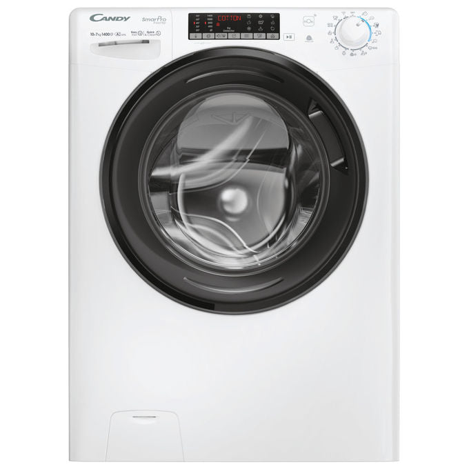 Candy CSOW41076TWMB8-S Smart Pro Inverter Lavasciuga Frontale 10-7 Kg 1400 rpm Classe A Vapore Wi-Fi Bluetooth (85x60x58 cm) colore Bianco