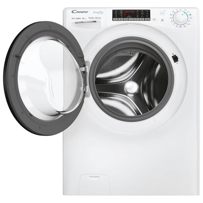 Candy CSOW41076TWMB8-S Smart Pro Inverter Lavasciuga Frontale 10-7 Kg 1400 rpm Classe A Vapore Wi-Fi Bluetooth (85x60x58 cm) colore Bianco