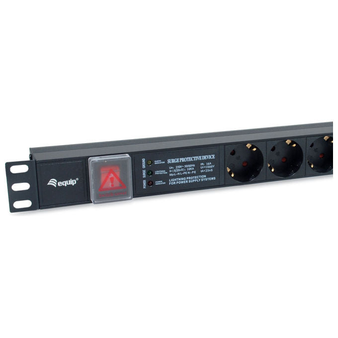 Equip, Unita' di Distribuzione Energia PDU, 6 Prese AC, 1U