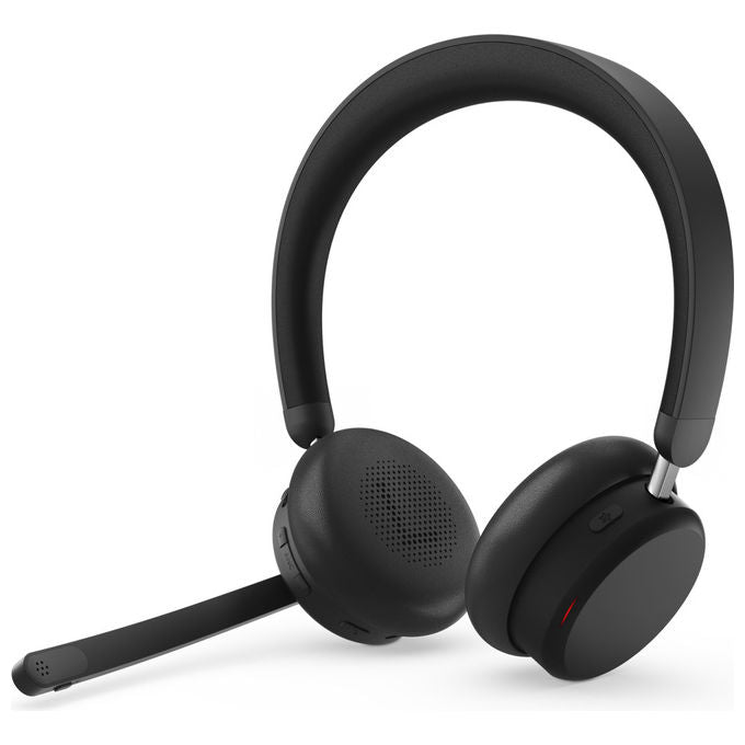 Lenovo, Auricolare Wireless 6550, Ufficio, USB Tipo-C, Bluetooth, Nero