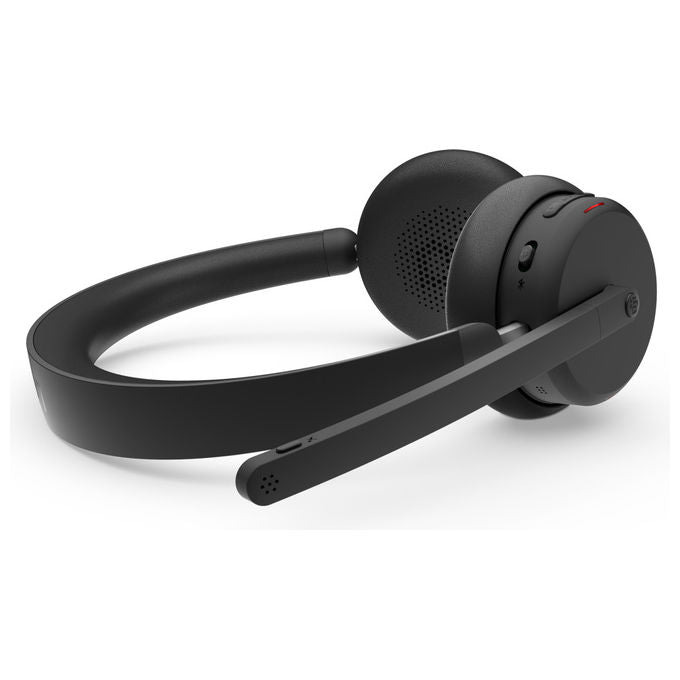 Lenovo, Auricolare Wireless 6550, Ufficio, USB Tipo-C, Bluetooth, Nero