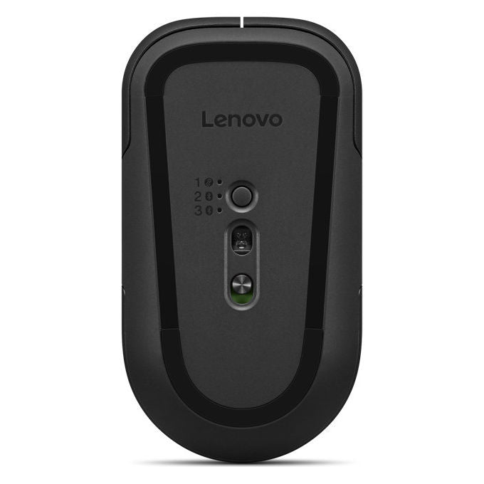 Lenovo, Mouse Wireless Ambidestro Pro Plus 6050, RF + Bluetooth, 2400 DPI, Nero