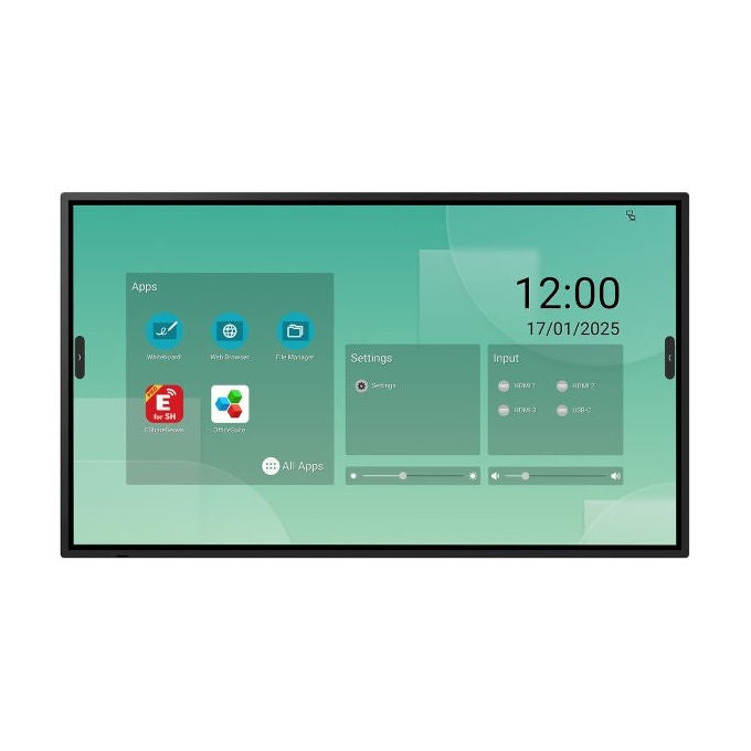 SHARP-NEC, Display Interattivo UHD, 500cd-m2, Touchscreen Infrarossi, Android, USB-C