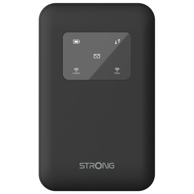 Strong, Router MiFi 4G+ LTE Wi-Fi 5, Dual Band, 2500mAh, Nero
