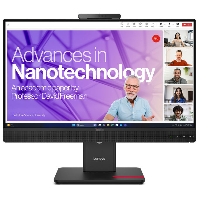 Lenovo, Monitor PC, 27'' Quad HD LCD, ThinkVision T27QD-4v, Nero