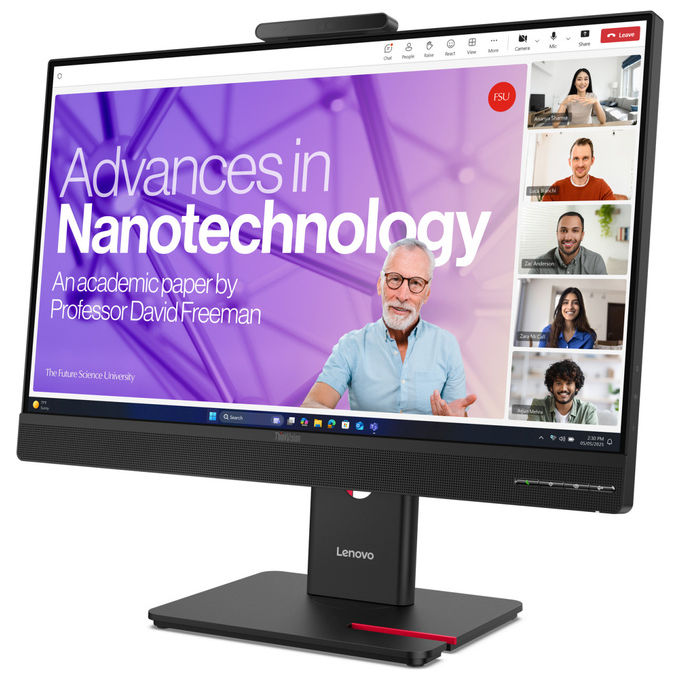 Lenovo, Monitor PC, 27'' Quad HD LCD, ThinkVision T27QD-4v, Nero