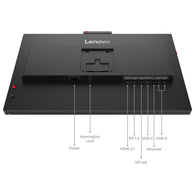 Lenovo, Monitor PC 23.8'' Full HD, ThinkVision T24-4v, LCD, Nero