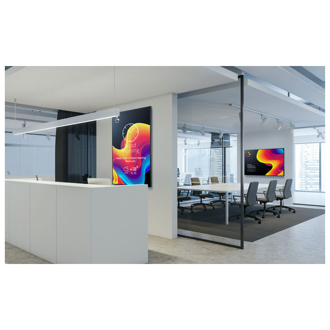Sharp, Pannello Segnaletica Digitale, 86'' LED 4K Ultra HD, Android, Nero