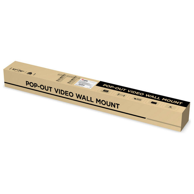 Equip, Staffa Montaggio a Parete Video Pop-Out, 37-70 Pollici, Nero