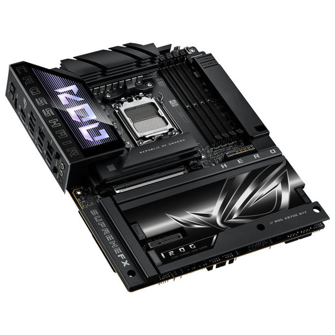Asus Rog Crosshair X870E Hero BTF, Scheda Madre ATX, AMD X870E, Socket AM5, DDR5, Wi-Fi 7
