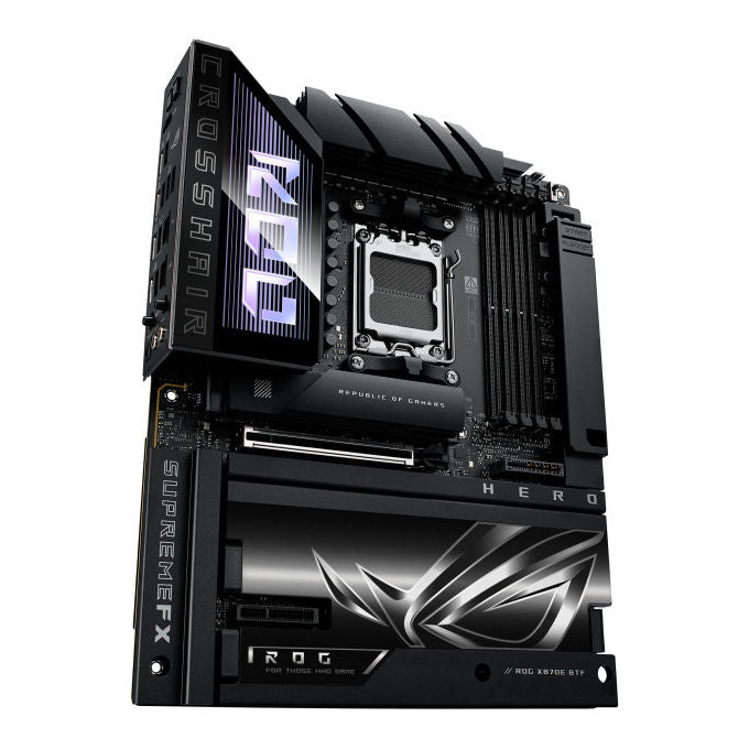 Asus Rog Crosshair X870E Hero BTF, Scheda Madre ATX, AMD X870E, Socket AM5, DDR5, Wi-Fi 7