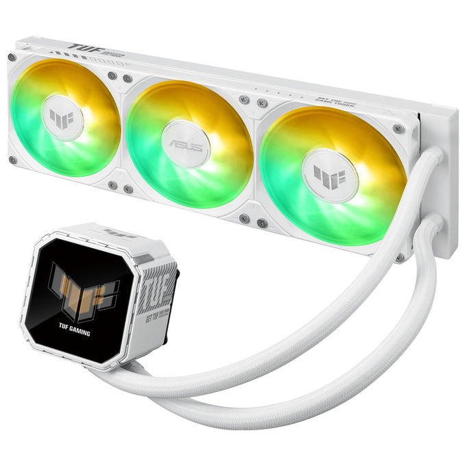Asus Tuf Gaming LC III 360 ARGB LCD White Edition, Raffreddatore a Liquido
