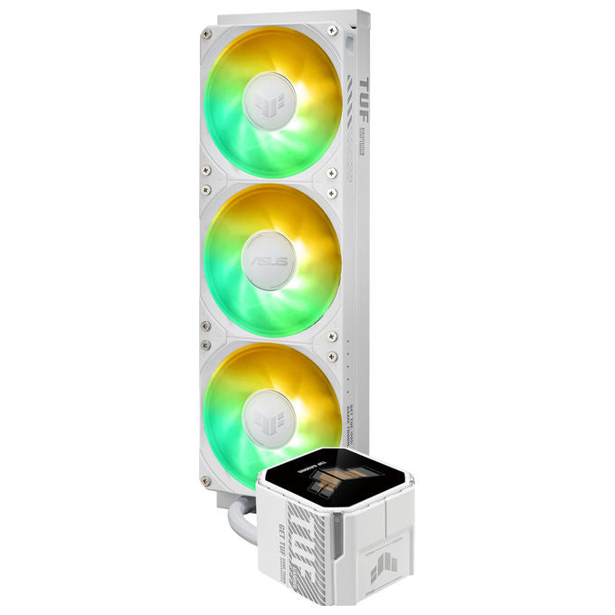 Asus Tuf Gaming LC III 360 ARGB LCD White Edition, Raffreddatore a Liquido