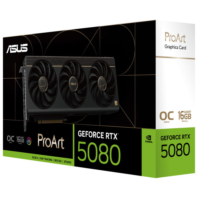 ASUS ProArt GeForce RTX 5080, 16 GB GDDR7
